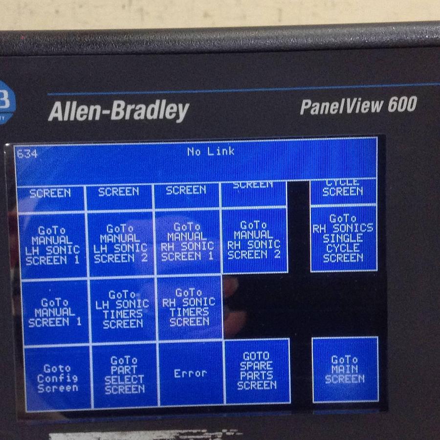 Used ALLEN BRADLEY Panel View 600 2711-T6C20L1 SER B #85538