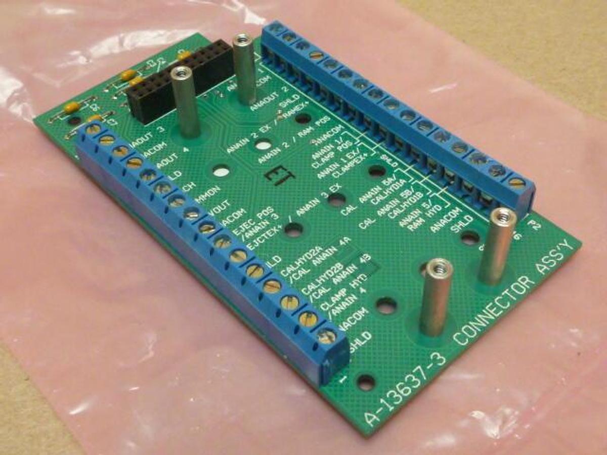 Used BARBER COLMAN Connector Assembly PC Board A-13637-3 Used