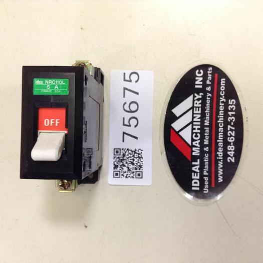 Used IDEC Circuit Protector NRC110L/5A #75675