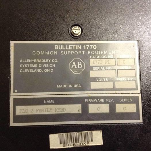 Used ALLEN BRADLEY Industrial Terminal 1770-TA SER B #75894