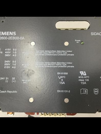 Used SIEMENS Power Supply 4AV2600-2EB00-0A #104995