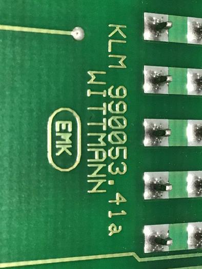 Used WITTMANN Circuit Board KLM 990053.41B #114267