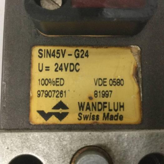 Used WANDFLUH ELECTRONIC Hydraulic Valve AMW4Z65A-V/0,4-HB6 #90876