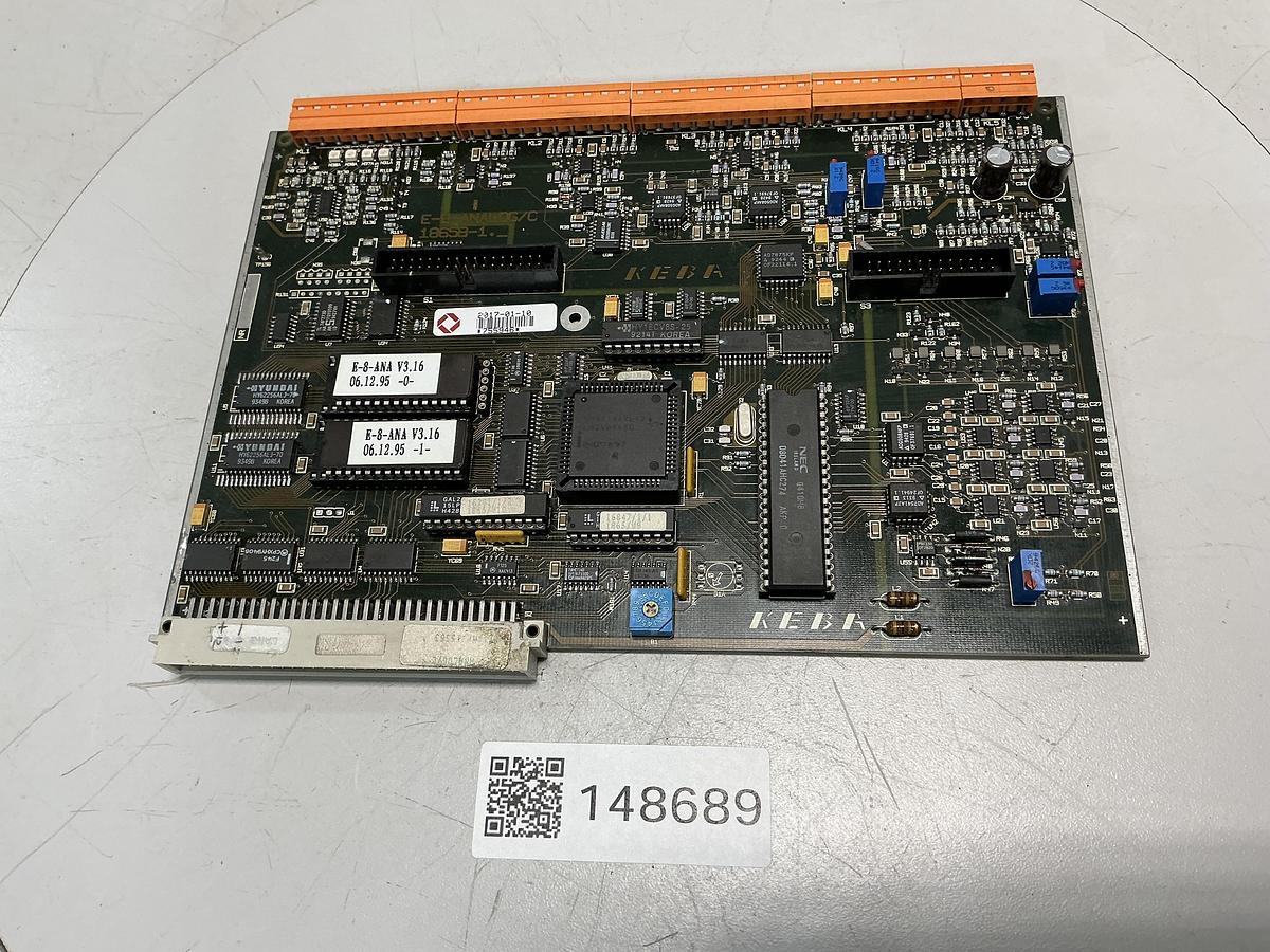 Used KEBA E-8-ANALOG/C 1865B-1
