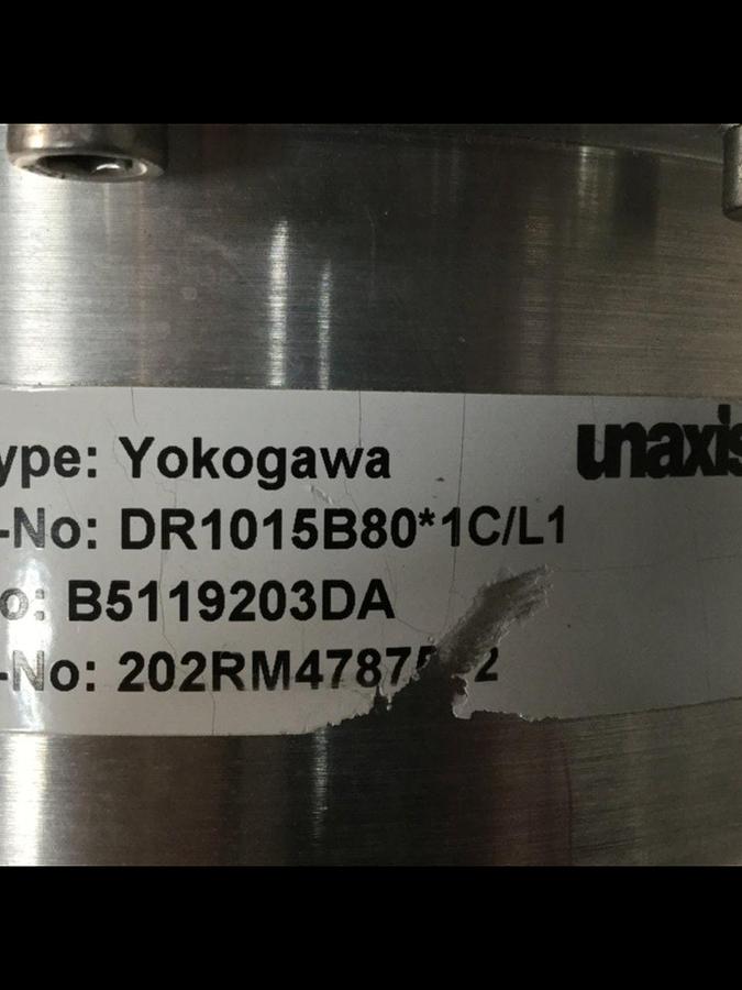 Used YOKOGAWA Unaxis Servo Rotary Table B5119203DA Used
