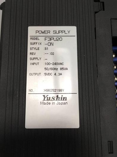 Used YOKOGAWA Power Supply F3PU20 #92652