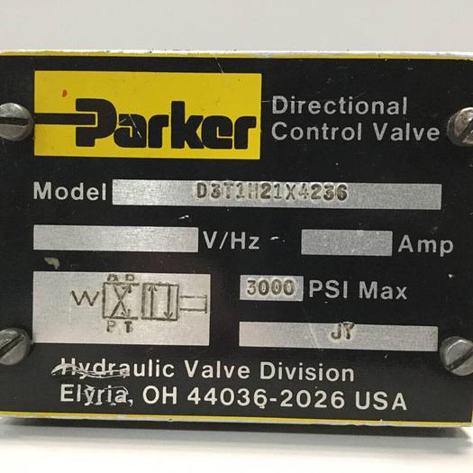 Used PARKER Directional Control Valve D3T1H21X4236 #91548