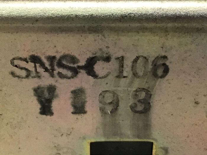Used SAGINOMIYA SEISAKUSHO Pressure Sensor SNS-C106Y193 #125468
