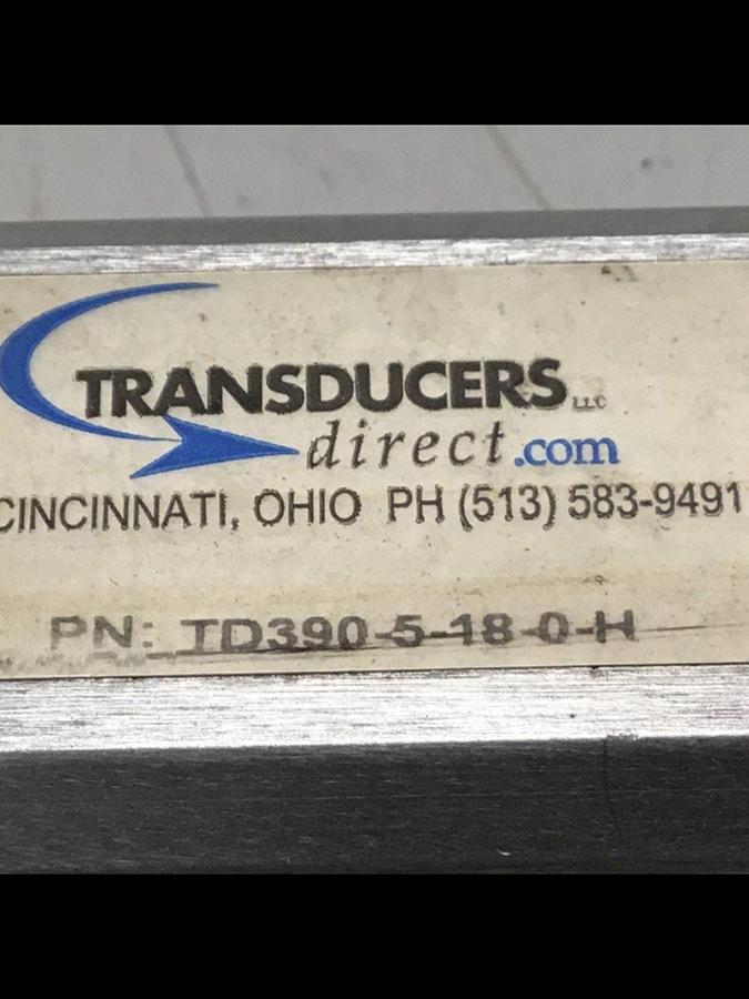 Used TRANSDUCERS DIRECT Transducer TD390-5-18-0-H Used