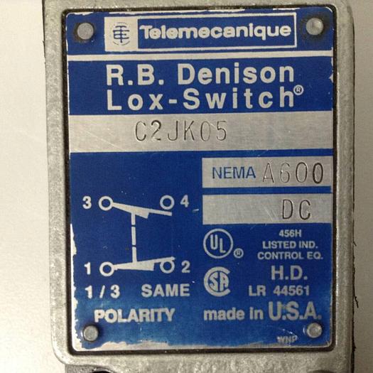 Used TELEMECANIQUE Lox-Switch C2JK05 #90120