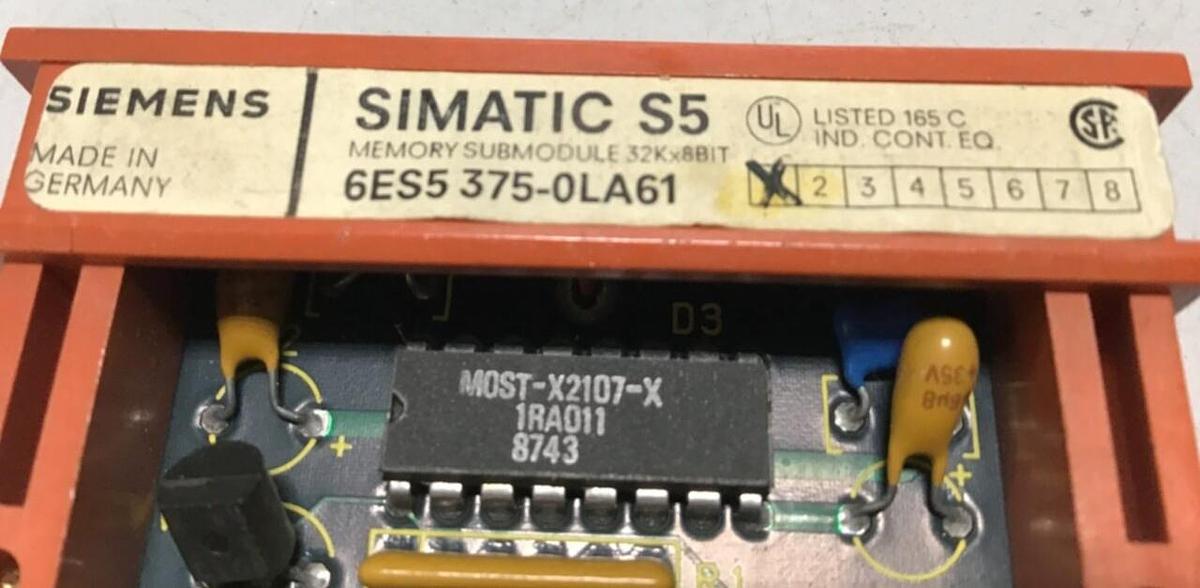 Used SIEMENS Memory Submodule 6ES5 375-0LA61 USED