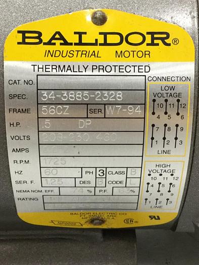 Used ROBBINS MEYERS Cavity Pump w/ Motor 3910000154 Used