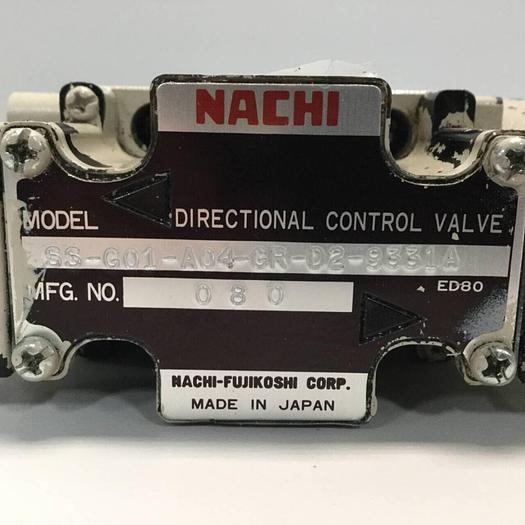 Used NACHI Directional Control Valve SS-G01-A04-GR-D2-9331A #91601