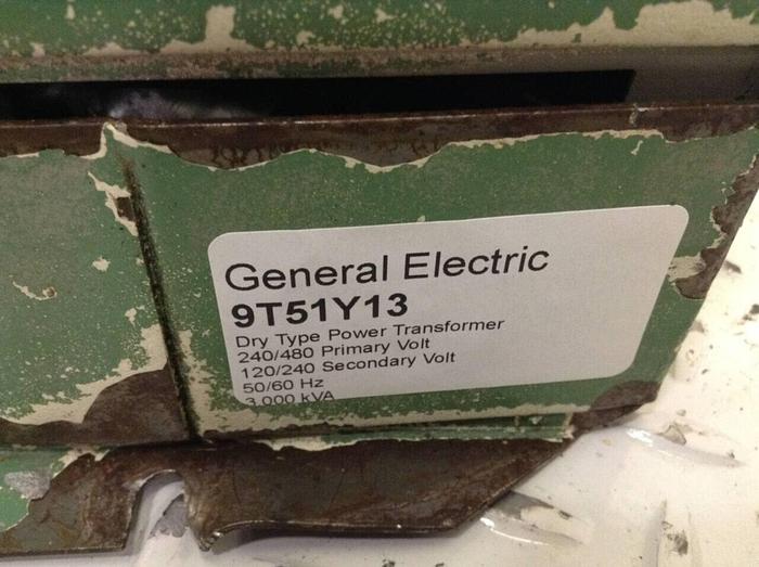 Used GENERAL ELECTRIC (G.E.) 3.000 kVA Transformer 9T51Y13 #84128