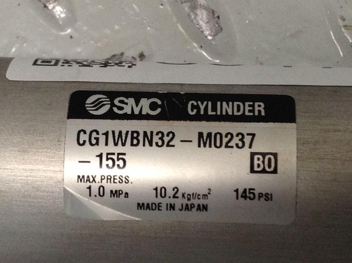Used SMC Cylinder CG1WBN32-M0237-155 #89472