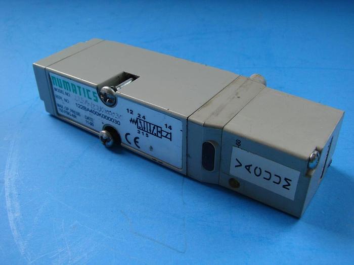 Used NUMATICS Solenoid Valve 122BA400K000030 #80536