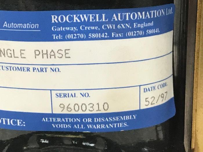 Used ROCKWELL 250 VA Transformer 58-0059 #127504