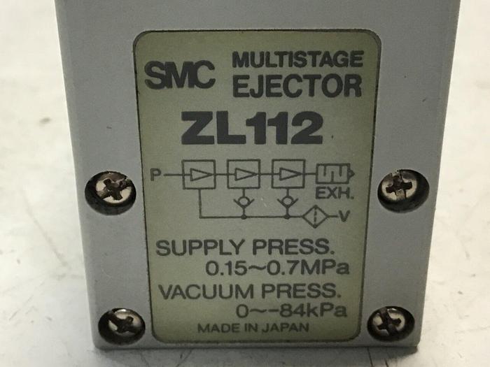 Used SMC Vacuum Ejector ZL112 #129301
