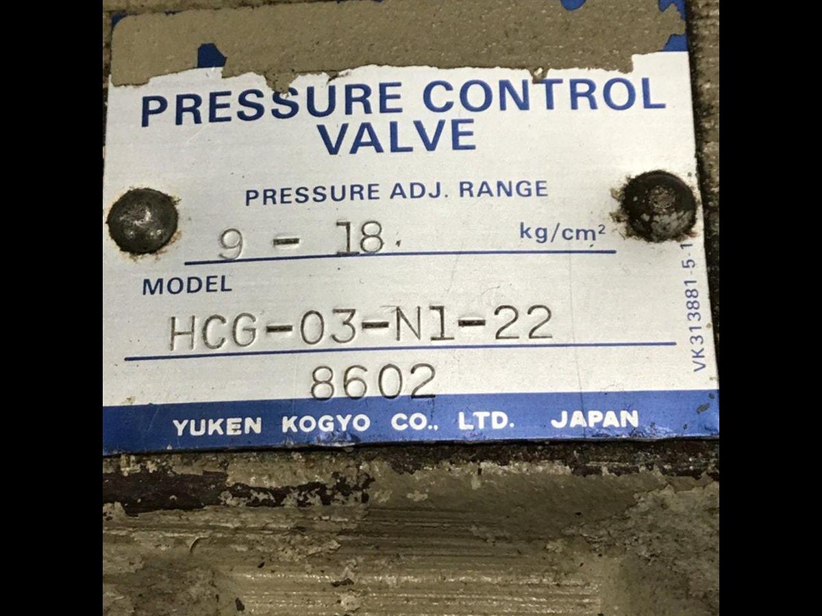 Used YUKEN Valve HCG-03-N1-22 USED