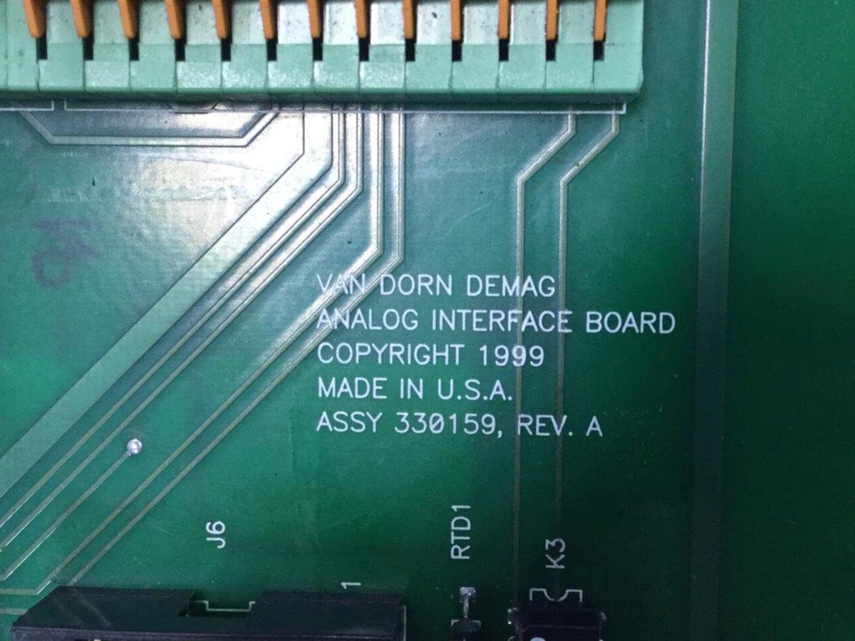 Used VAN DORN Analog Interface Board 330159 PC330-159 330-159 USED