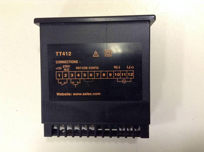 Used SELEC Totaliser Timer TT412 #86290