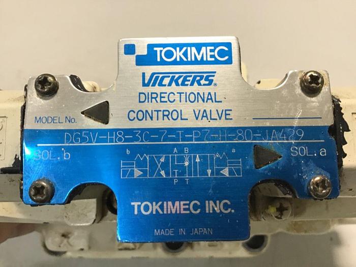 Used VICKERS Valve DG5V-H8-3C-7-T-P7-H-80-JA429 #139716