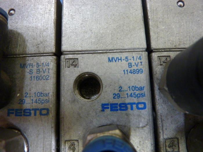 Used FESTO Control Block / Valve Terminal IFB8-02 #52860