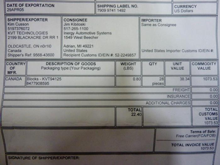KVT TECHNOLOGIES Block 94125 T #64885