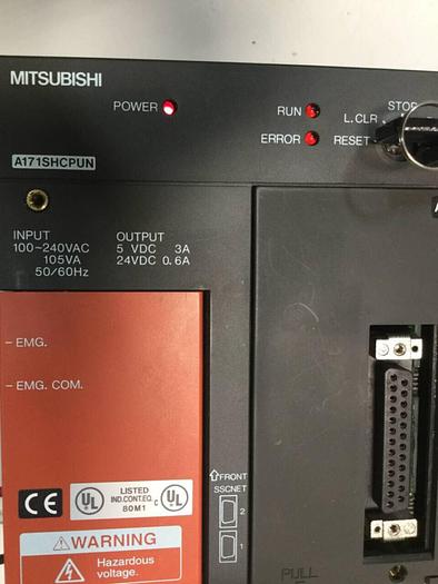 Used MITSUBISHI Motion Controller A171SHCPUN w/Key Used