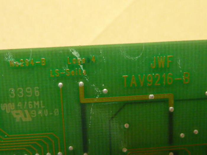 Used JWF Circuit Board TAV9216B #33960