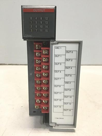 Used ALLEN BRADLEY Output Module 1746-OA16 SER D #127727