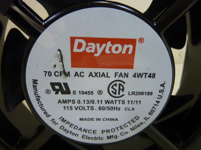 Used DAYTON Axial Fan 4WT48 #62971