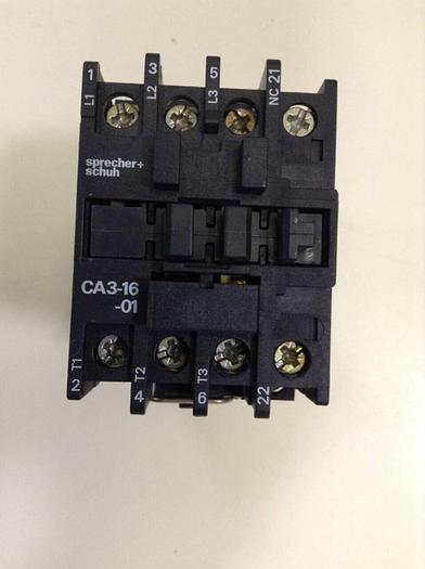 Used SPRECHER+SCHUH Contactor CA3-16-01 #87217