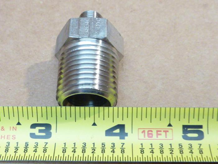 PRESSURE CONNECTIONS CORP. Connector SS-5404-08-02 #40660 SCRAPPED / DNL