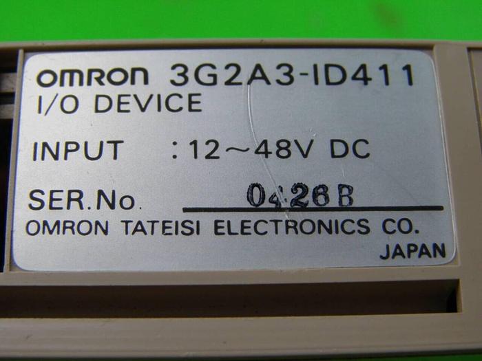 Used OMRON I/O Module 3G2A3-ID411 #26766