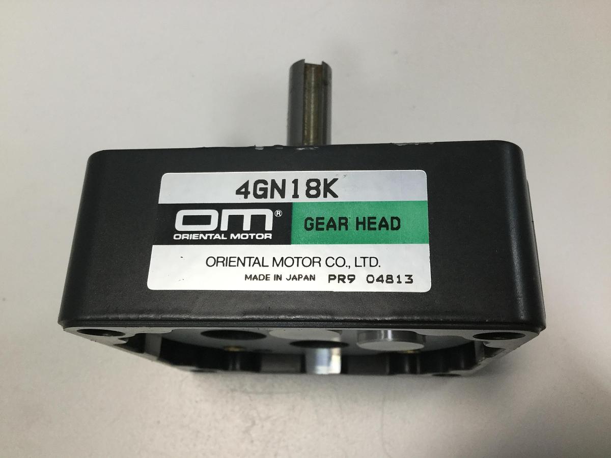 Used ORIENTAL MOTOR Gearhead 4GN18K Used
