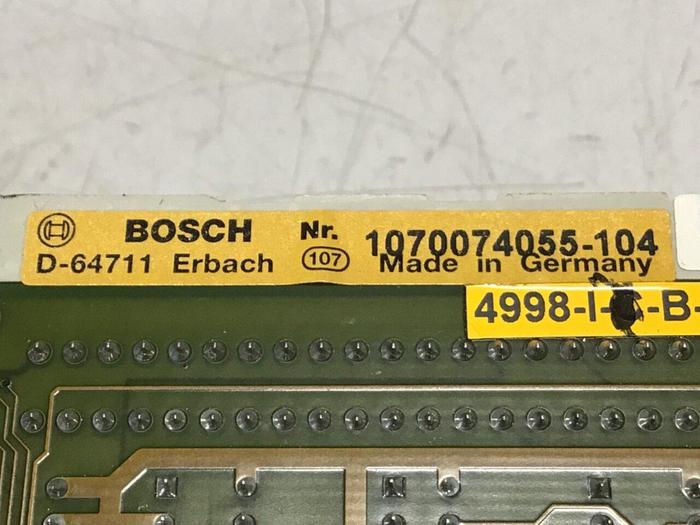 Used BOSCH Control 1070080904-101 Used
