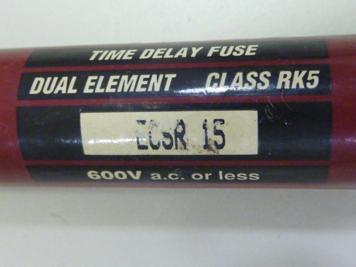 Used BULLET 15 Amp Fuse ECSR-15 #47413