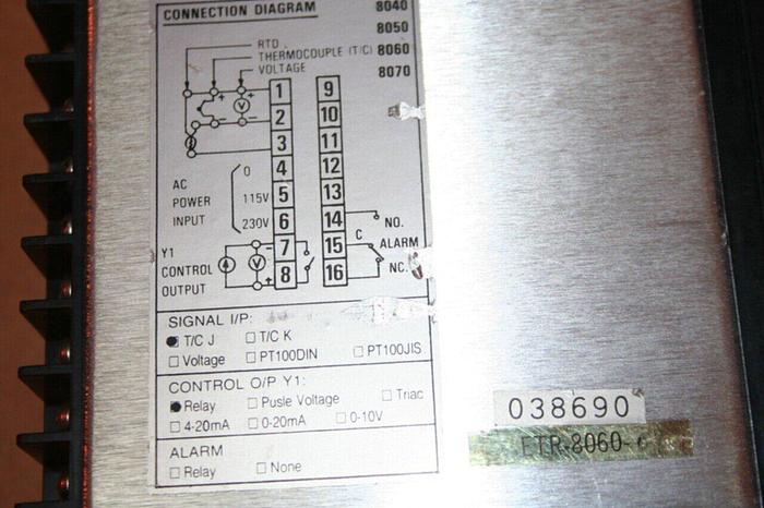Used OGDEN Temperature Controller ETR-8060 Used