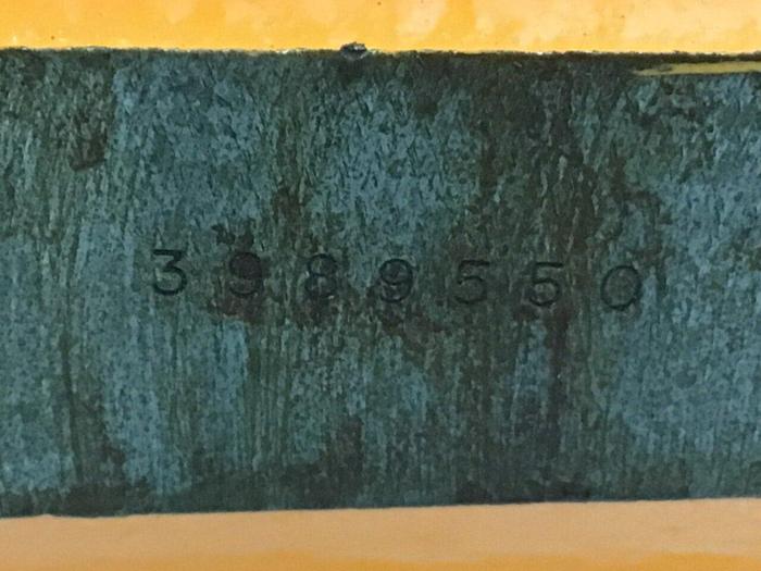 Used CINCINNATI MILACRON Rear Platen 3989550 Used