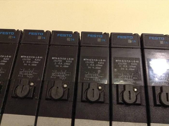 Used FESTO Control Block w/ Valves IFB8-03 #70461