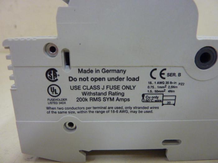 Used ALLEN BRADLEY 30 Amp Fuse Block 1492-FB3J30 #58685