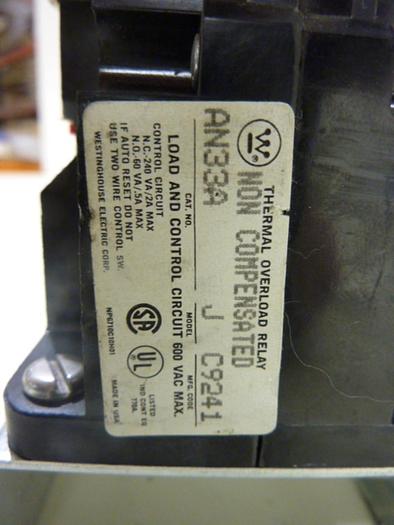 Used WESTINGHOUSE Motor Starter Size 3 MC972 #42972