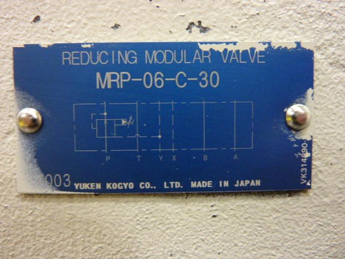 Used YUKEN Reducing Modular Valve MRP-06-C-30 #66699
