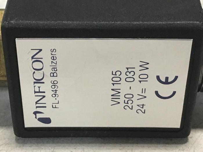 Used INFICON Gauge / Valve FL-9496 BALZERS #124330