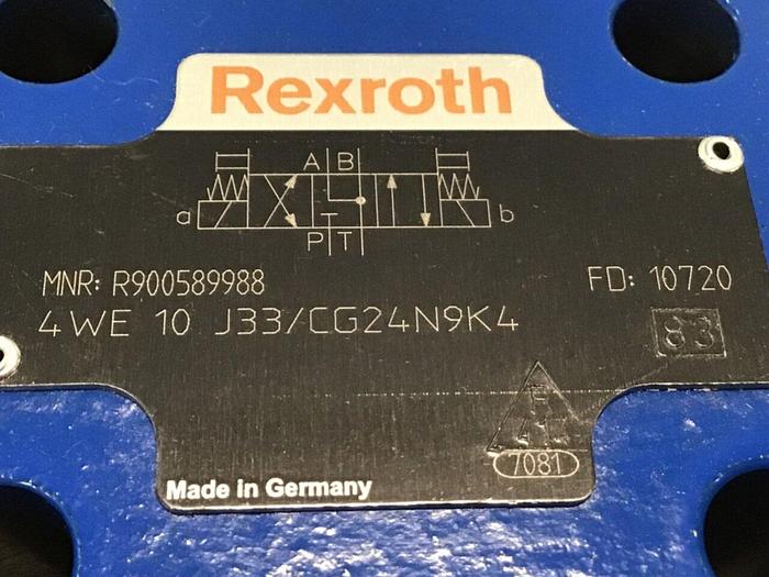 Used REXROTH Valve 4WE10J33CG24N9K4 #120524