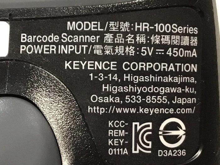 Used KEYENCE CORP Scanner HR-101 #133716