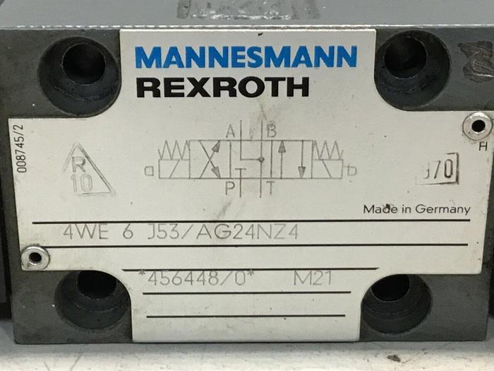 Used REXROTH Directional Control Valve 4WE6J53/AG24NZ4 #125938