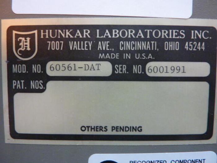 Used HUNKAR LABS Controller 60561-DAT Used