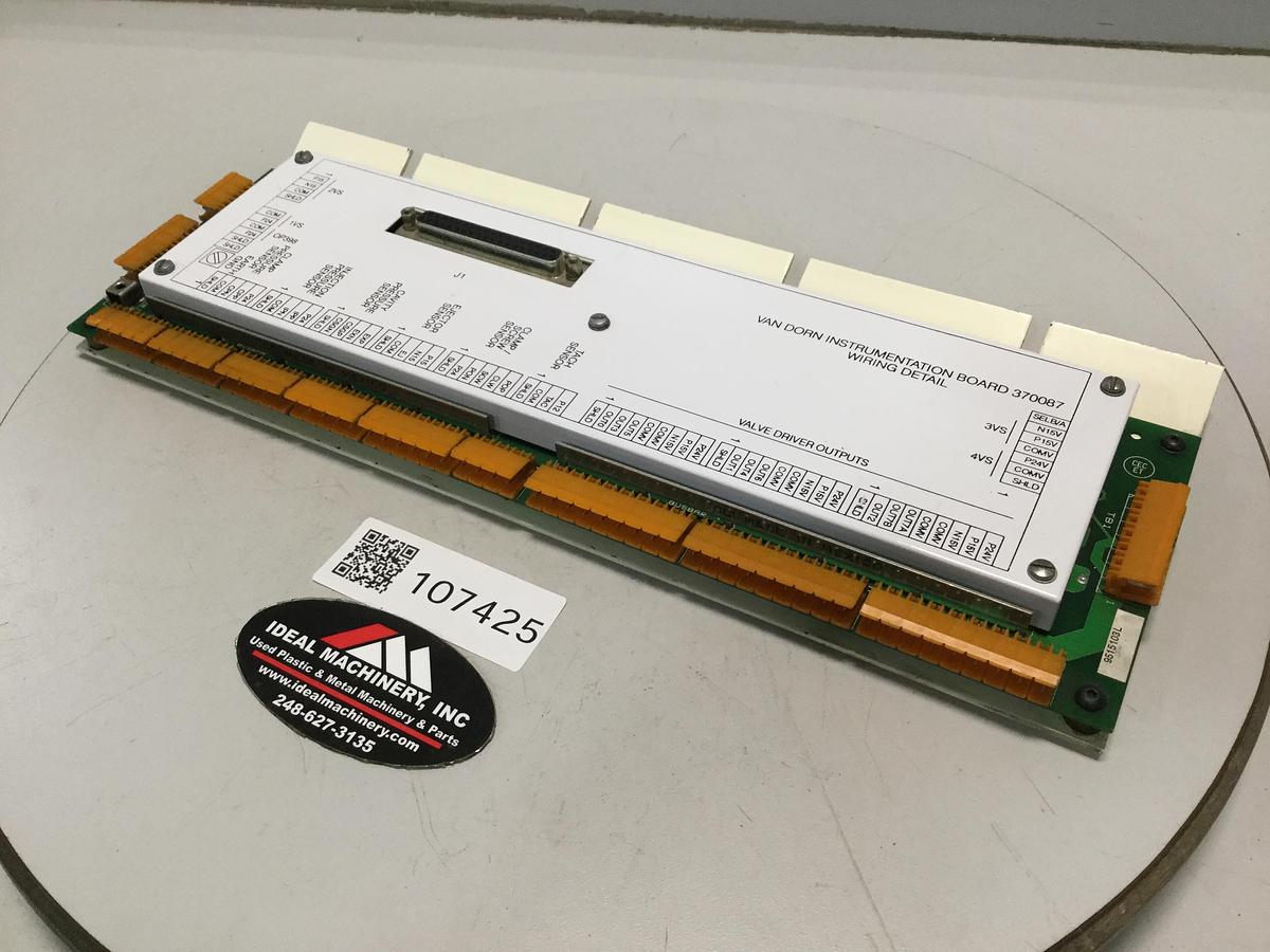 Used VAN DORN Instrumentation Board 370087 USED